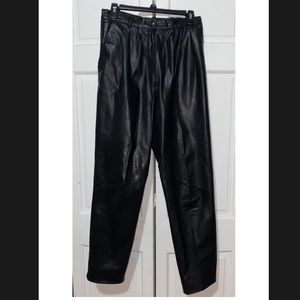 Genuine leather pants